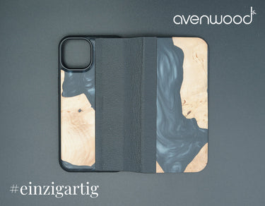 ÉTUI À FLIPQUE COLLECTION PORTO pour iPhone 13 6354 Noir